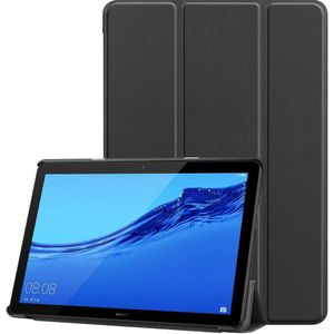 Tri-Fold Book Case - Huawei MediaPad T5 10 Hoesje - Zwart