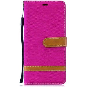 Samsung Galaxy S10 Plus Hoesje - Denim Book Case - Roze
