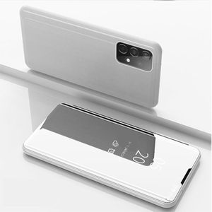 Samsung Galaxy A52 / A52s Hoesje - Mirror View Case - Zilver