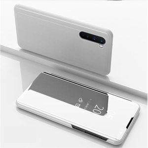 OnePlus Nord Hoesje - Coverup Mirror View Case - Zilver