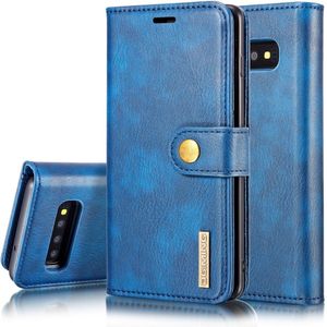 Samsung Galaxy S10 Hoesje - DG.MING 2-in-1 Book Case & Back Cover - Blauw