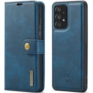 Samsung Galaxy A53 Hoesje - DG.MING 2-in-1 Book Case & Back Cover - Blauw