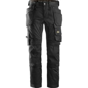 Snickers AllroundWork stretch werkbroek met holsterzakken Slim fit 6241 50 zwart