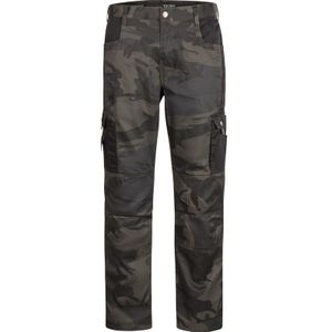 Cerva werkbroek camouflage met kniezakken XXL groen