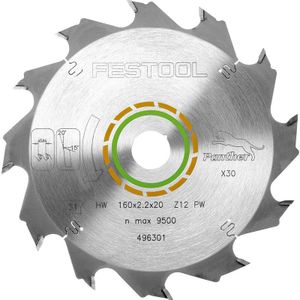 Festool cirkelzaagblad 160x20x2,2mm 12T