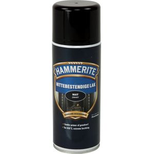 Hammerite hittebestendige lak 400ml zwart