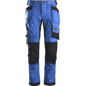 Snickers AllroundWork stretch werkbroek met holsterzakken Slim fit 6241 58 kobalt blauw