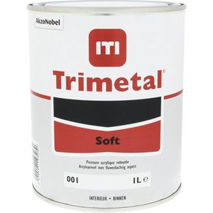 Trimetal soft muurverf 1L wit