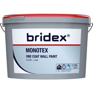 Bridex Monotex muurverf extra dekkend mat 15L RAL9010