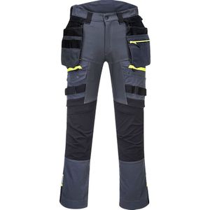 Portwest DX4 stretch werkbroek met afneembare holsterzakken 54 grijs