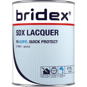 Bridex SDX Lacquer lak acryl 1L RAL9010 hoogglans