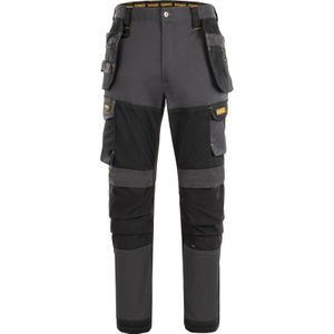 DeWAlt Westport werkbroek met holsterzakken en kniezakken 56 zwart