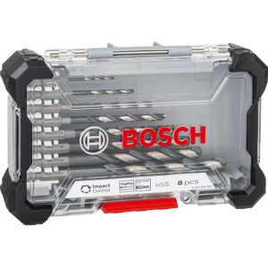 Bosch Impact Control HSS metaalborenset 8-delig