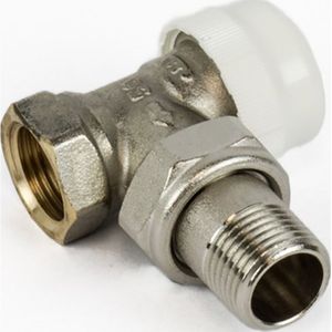 Begetube thermostatiseerbare radiatorkraan 1/2" Haaks