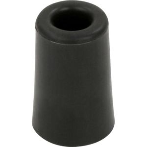 DX Rubber deurbuffer zwart Ø31x33mm