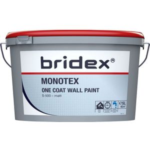 Bridex Monotex muurverf extra dekkend mat 5L RAL9016