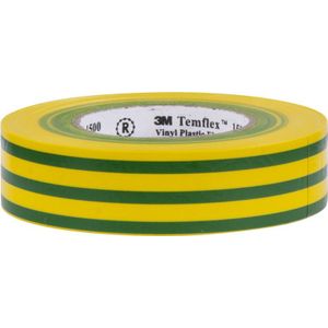 3M Temflex vinyl tape 19mmx20m Geel/groen