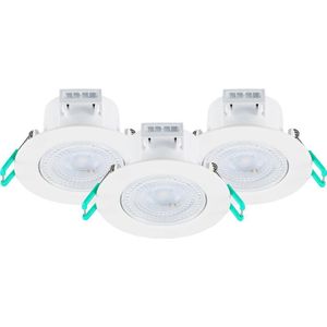 Sylvania Start LED inbouw spot 5W 420lm 3000K (3 Stuks)