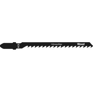 Labor decoupeerzaagbladen hout T244D 100mm (5 Stuks)