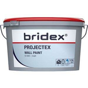 Bridex Projectex muurverf mat 5L wit