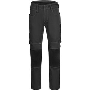 MASCOT® Mannheim broek met kniezakken 48R antraciet/ zwart*