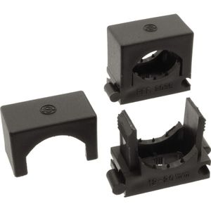 JSL aaneenschuifbare drukklem 12-20mm zwart (50 Stuks)