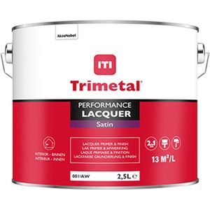 Trimetal Performance Lacquer- Satin 001/AW 2,5L