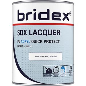 Bridex SDX Lacquer lak acryl 1L wit mat