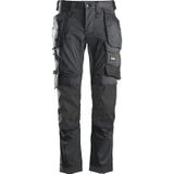 Snickers AllroundWork stretch werkbroek met holsterzakken Slim fit 6241 50 grijs