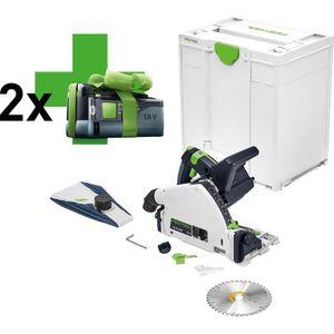 Festool TSC 55 KEB-Basic accu invalcirkelzaag machine + 2x accu 18-36V Li-ion