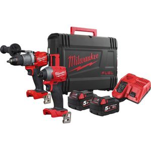 Milwaukee M18 FPP2A2-502X combopack 18V Li-ion