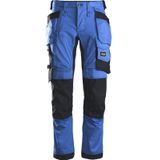 Snickers AllroundWork stretch werkbroek met holsterzakken Slim fit 6241 54 kobalt blauw