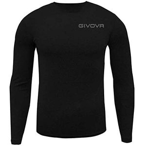 Givova, corpus 3 elastische mouwen onderhemd m/l, zwart, 2XS