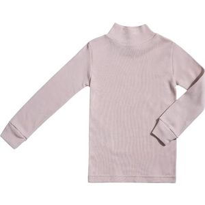 BABIDU Punt NOU Onderhemd voor kinderen, uniseks, halfronde kraag, halfwan, ondergoed voor jongens en meisjes, uniseks, 2 tot 16 jaar, katoenen en polyester, pluche stof, Zand, 2 años