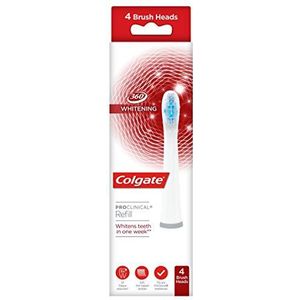 Colgate Proclinical Max White One Vervangende opzetborstels voor elektrische tandenborstel, 4 stuks