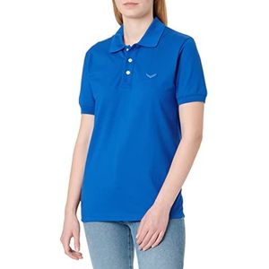 Trigema Poloshirt voor dames, blauw (Royal 049), 3XL