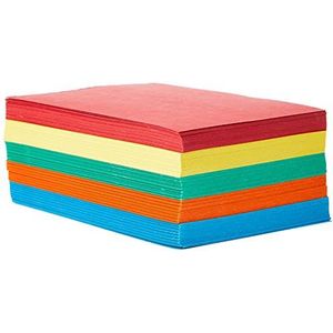 House of Card & Paper A6 160 gsm sterven kaart - diverse heldere (Pack van 300 vellen)