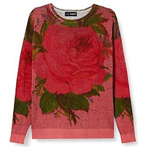 Desigual JERS_Mariotti Sweater voor meisjes, rood, 3-4 Jaren