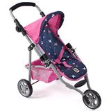 Bayer Chic 2000 - Poppenbuggy Lola, joggingbuggy, poppenjogger, poppenwagen, vlinder, 612-33