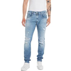 Replay Anbass Slim fit Jeans voor heren, 010, lichtblauw, 30W x 32L