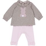 Chicco - Set - Donkerbeige - 2-delig - Shirt en Broek