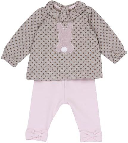 Chicco - Set - Donkerbeige - 2-delig - Shirt en Broek