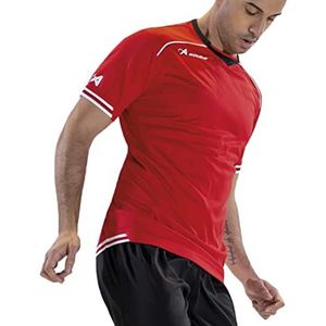 ASIOKA - Sportshirt voor volwassenen - Sportshirt Unisex - Technisch T-shirt Korte mouwen - Kleur Rood