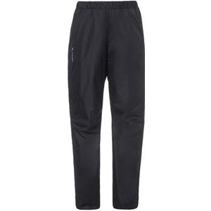 VAUDE Fluid Full Zip Pants Regenbroek voor dames, zwart, 38 EU