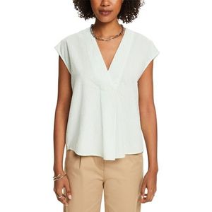 ESPRIT Blouse  lichtgroen / offwhite