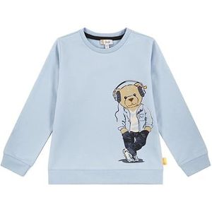 Steiff Effen sweatshirt voor jongens, Cashmere Blue, 92 cm