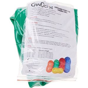 CanDo Gymnastiekrol/Motoriekbal/Fitness bal in pindavorm - Peanut Ball - groen, 60 cm x 110 cm