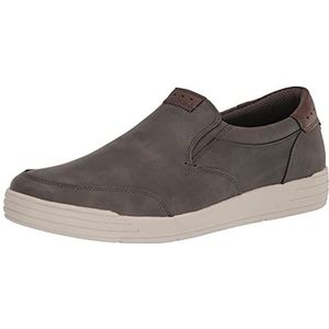 Nunn Bush Heren Kore City Walk Mocassin Toe Sneaker Stijl Slip op Loafer Schoen, Grijs, 46.5 EU