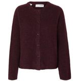 Selected - Lulu New - Vest - Ronde Hals - Lange Mouwen - Knoopsluiting