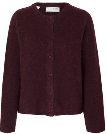 Selected - Lulu New - Vest - Ronde Hals - Lange Mouwen - Knoopsluiting